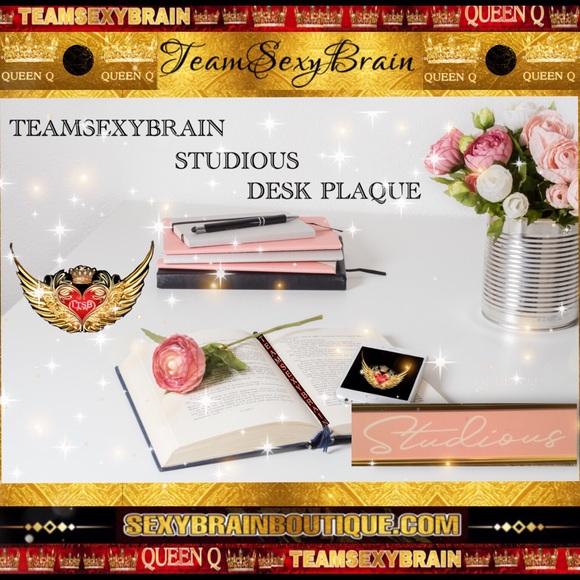 π SEXYBRAINBOUTIQUE Studious Desk Plaque π Perfer for Home or Work Office π - Picture 2 of 2